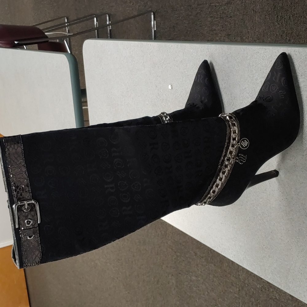 Rocaware Black Heeled Boots